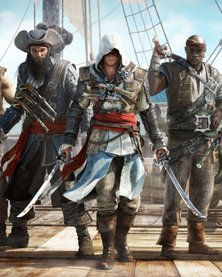 Обои Assassins Creed IV Black Flag на телефон Nokia C5-05