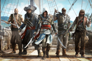 Обои Assassins Creed IV Black Flag на телефон