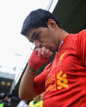 Обои Luis Suarez, Liverpool 176x220