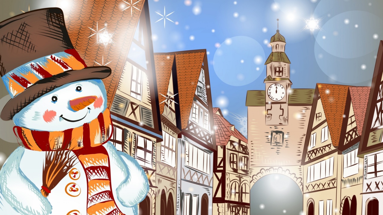 Das Christmas in Nuremberg Wallpaper 1280x720