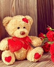 Brodwn Teddy Bear Gift for Saint Valentines Day screenshot #1 176x220