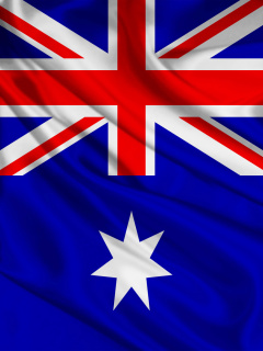 Fondo de pantalla Flag Of Australia 240x320