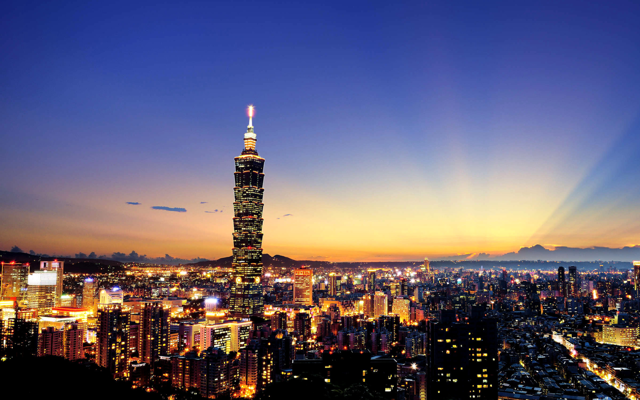 Fondo de pantalla Taiwan, Taipei 2560x1600