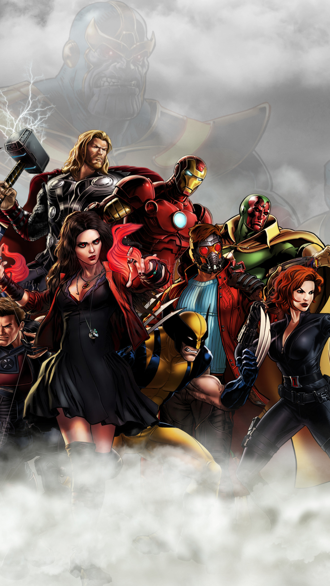 Sfondi Avengers Infinity War 2018 1080x1920