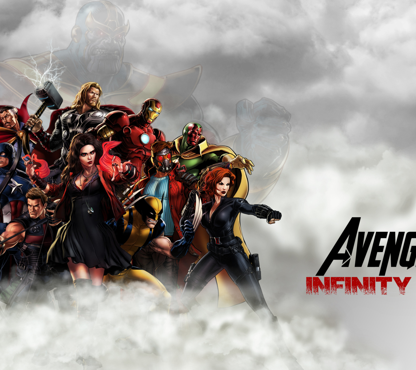 Das Avengers Infinity War 2018 Wallpaper 1440x1280