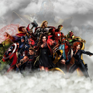 Avengers Infinity War 2018 - Obrázkek zdarma pro iPad mini