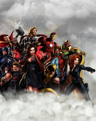 Kostenloses Avengers Infinity War 2018 Wallpaper für 360x640