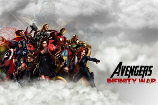 Avengers Infinity War 2018 Background for Android, iPhone and iPad