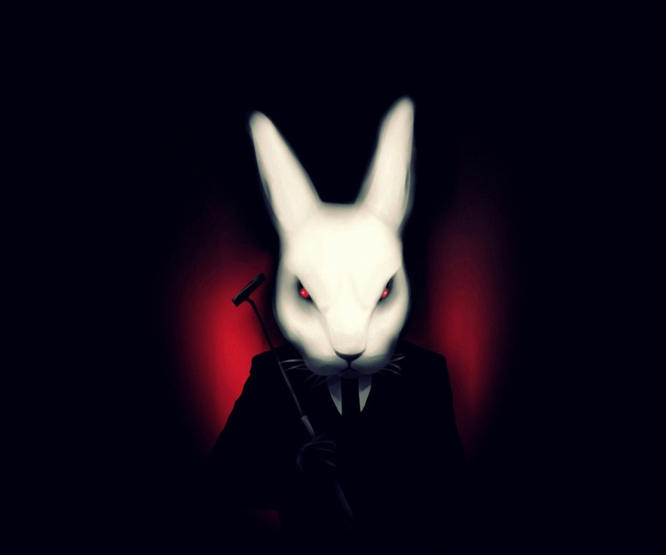 Fondo de pantalla Evil Rabbit 960x800