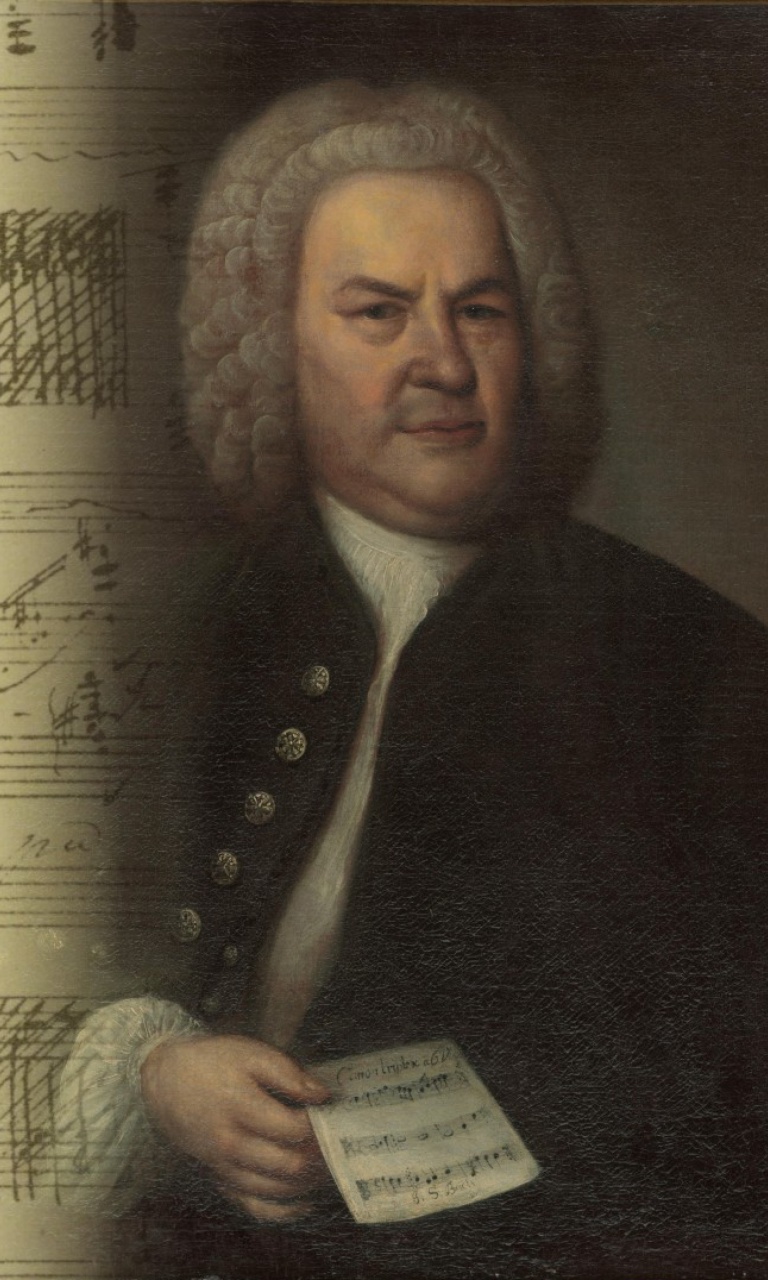 Обои Johann Sebastian Bach 768x1280