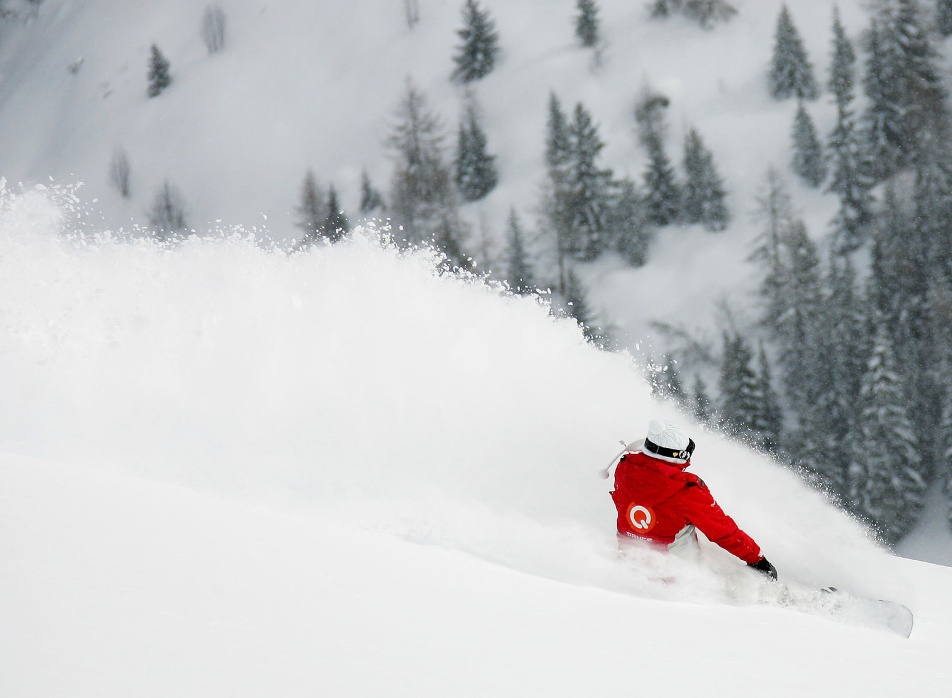 Fondo de pantalla Winter Olympics Snowboarder 1920x1408