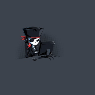 Kostenloses Online Pirate Hacker Wallpaper für iPad mini