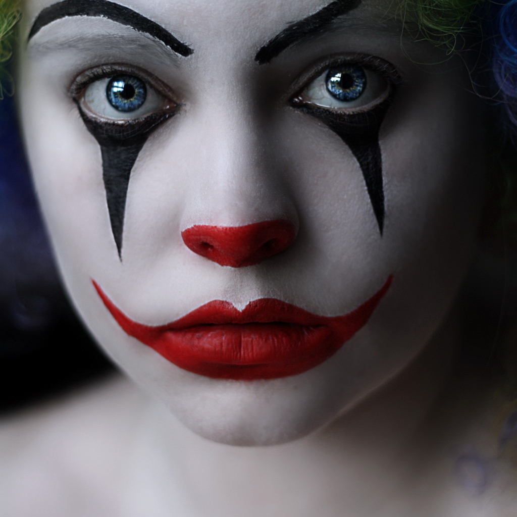 Fondo de pantalla Sad Eyes Of Clown 1024x1024