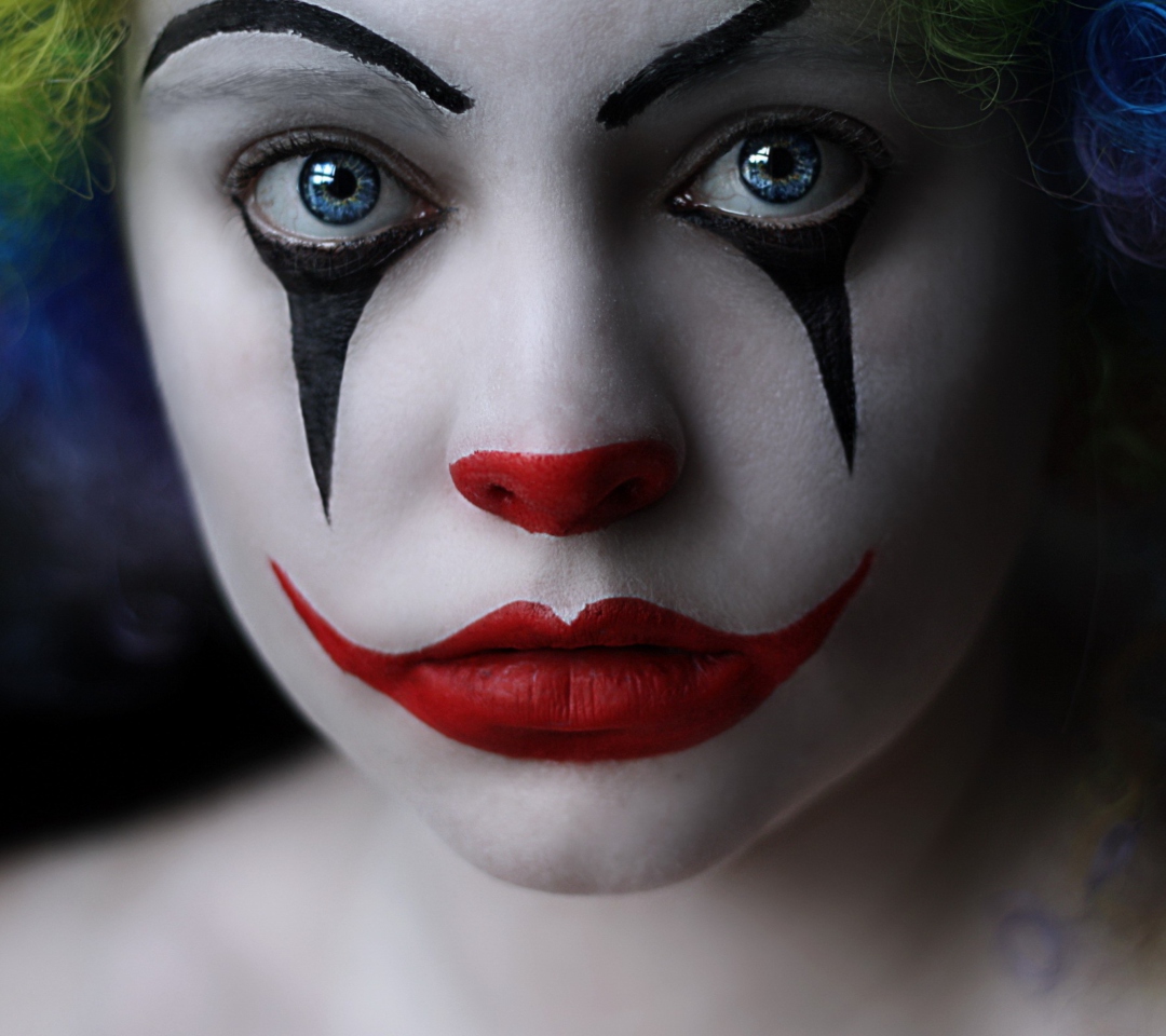 Fondo de pantalla Sad Eyes Of Clown 1080x960