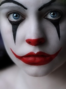 Fondo de pantalla Sad Eyes Of Clown 132x176
