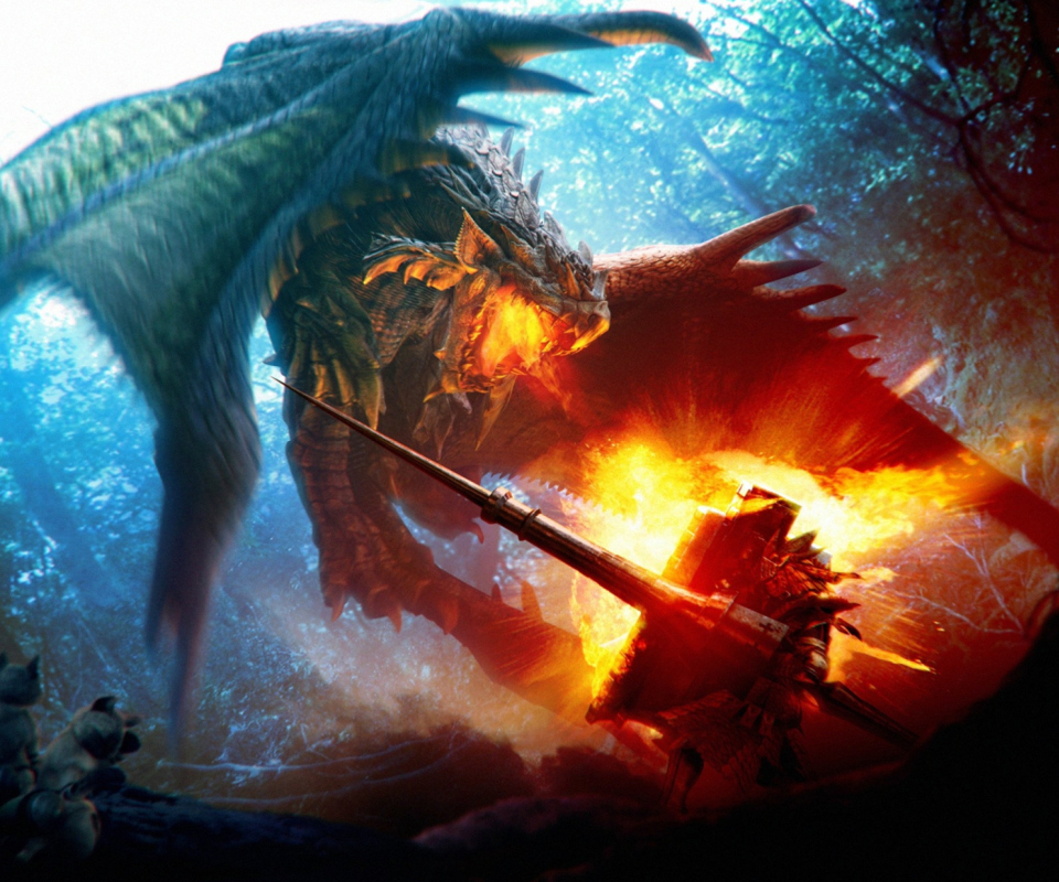 Das Monster Hunter Wallpaper 960x800