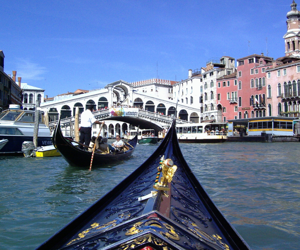 Обои Canals of Venice 960x800