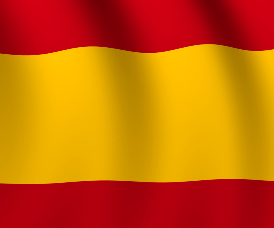 Das Spain Flag Wallpaper 960x800