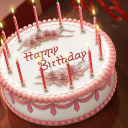 Обои Happy Birthday Cake 128x128