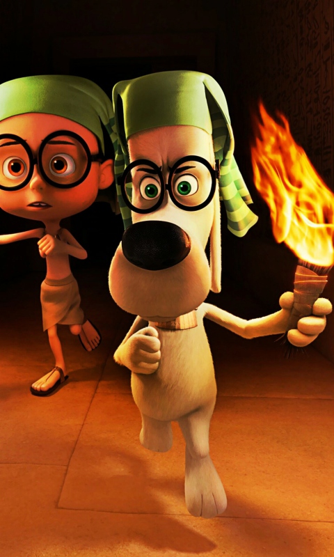 Das Mr. Peabody DreamWorks Wallpaper 480x800