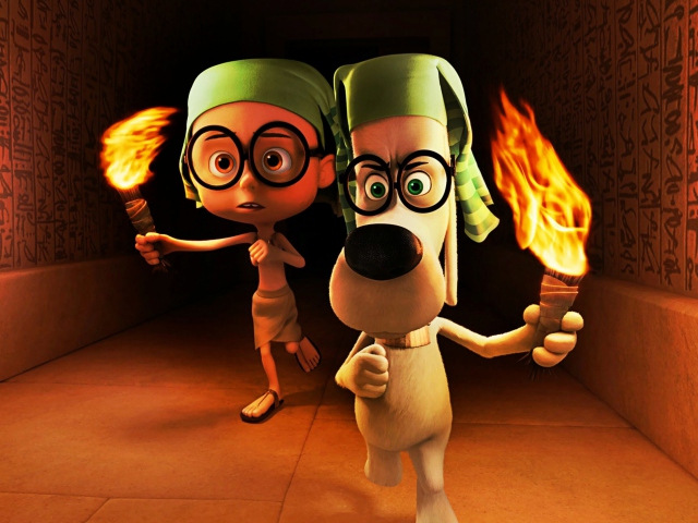 Screenshot №1 pro téma Mr. Peabody DreamWorks 640x480