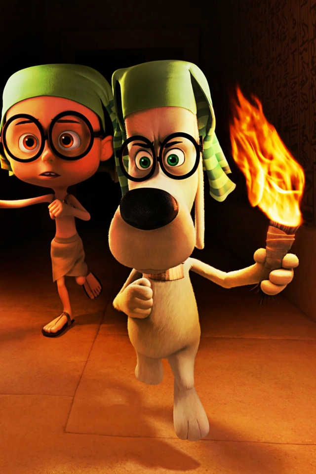 Das Mr. Peabody DreamWorks Wallpaper 640x960