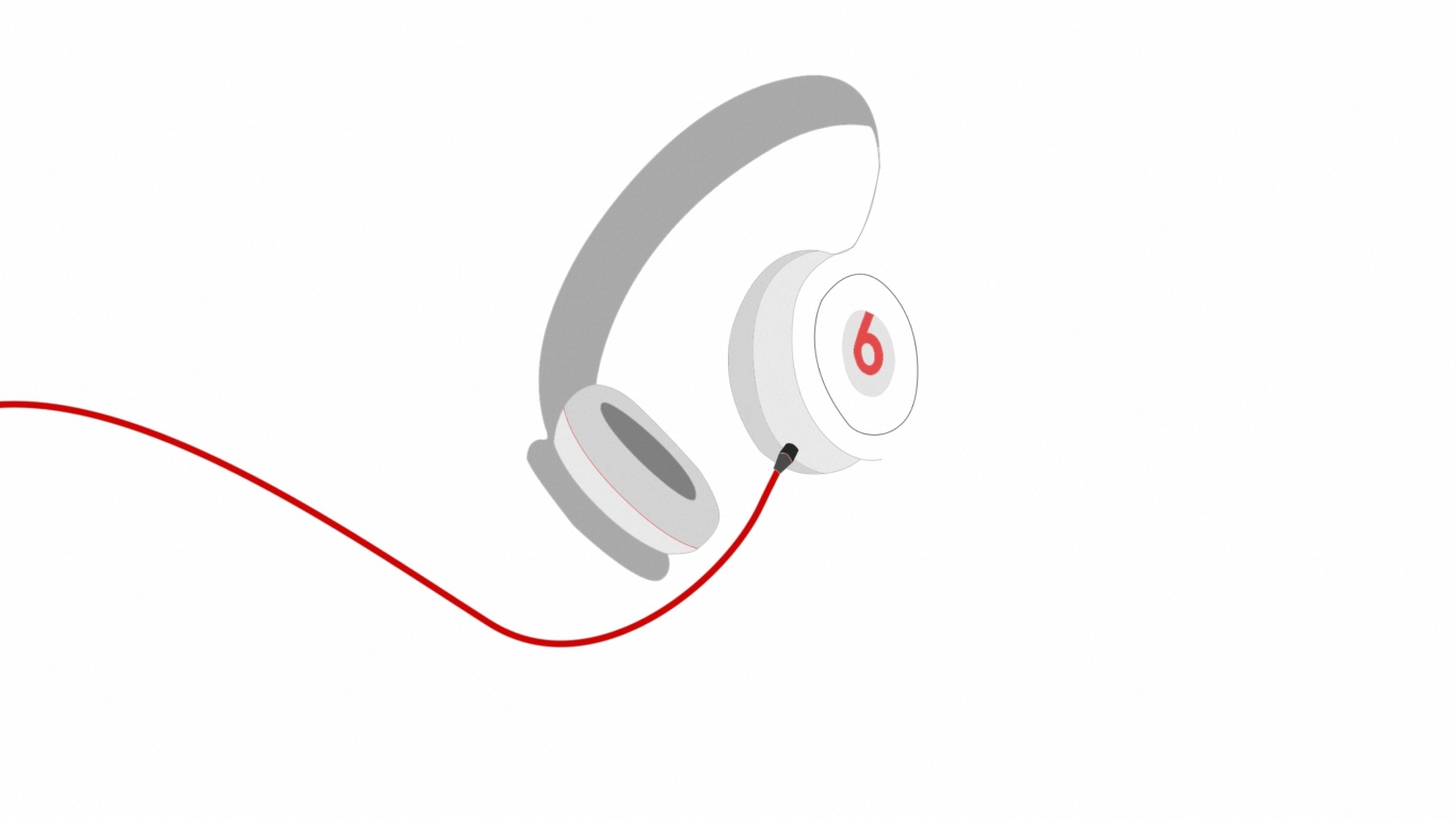 Sfondi Beats By Dr Dre Headphones 1366x768