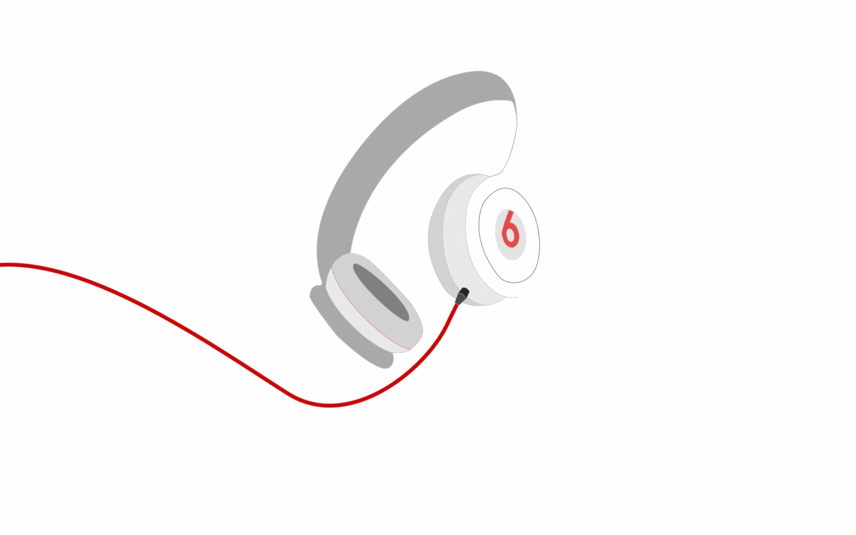 Screenshot №1 pro téma Beats By Dr Dre Headphones 1680x1050