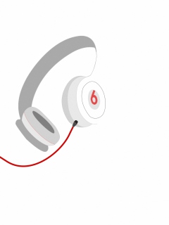Обои Beats By Dr Dre Headphones 240x320