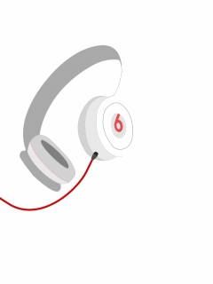 Screenshot №1 pro téma Beats By Dr Dre Headphones 240x320