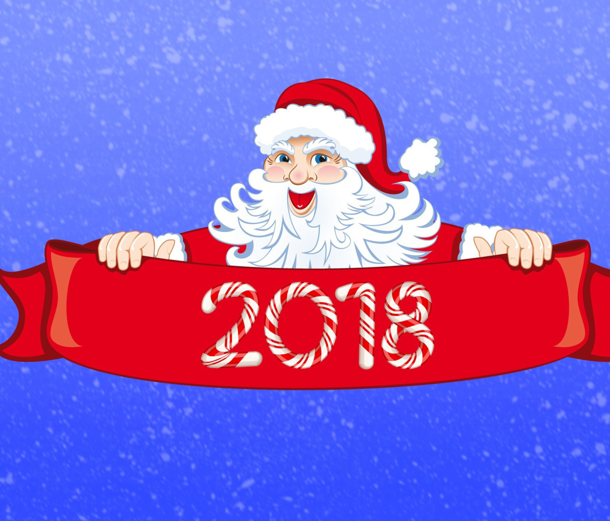 Screenshot №1 pro téma Santa Claus 2018 Greeting 1200x1024