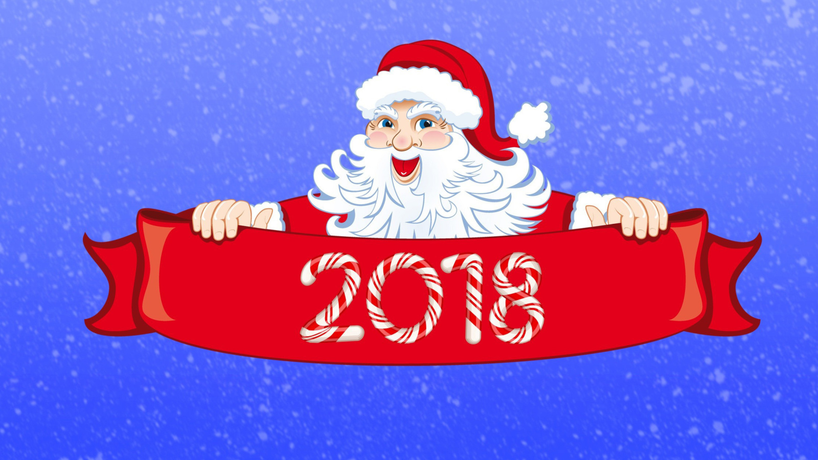 Обои Santa Claus 2018 Greeting 1600x900