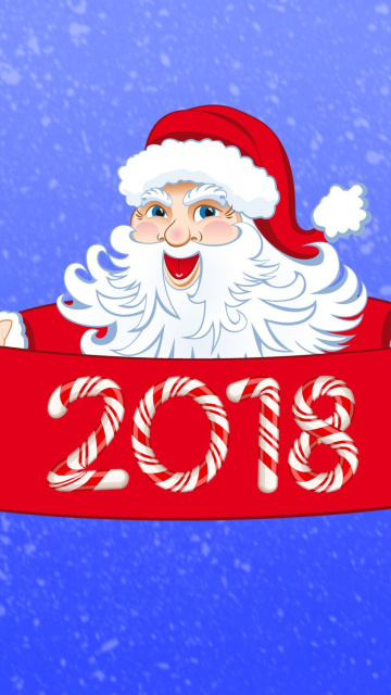 Screenshot №1 pro téma Santa Claus 2018 Greeting 360x640