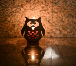 Owl Candle - Obrázkek zdarma pro 1024x1024