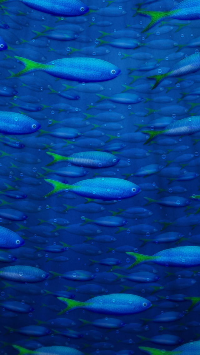 Sfondi Plenty Of Fish In Sea 640x1136