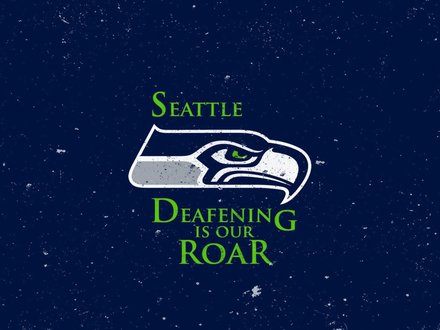Das Seattle Seahawks Wallpaper 1400x1050