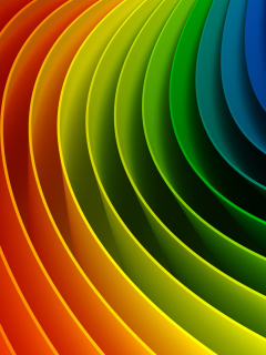 Fondo de pantalla Colorful Lines 240x320