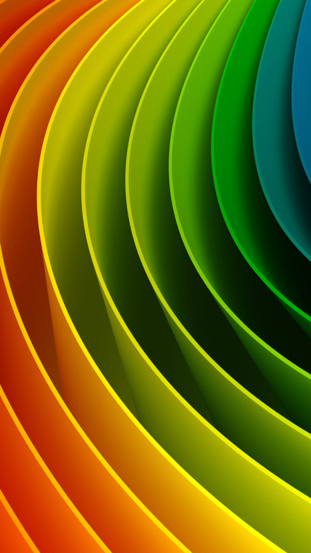 Das Colorful Lines Wallpaper 640x1136