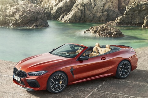 Обои BMW M8 Cabrio 480x320