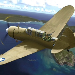 Curtiss A 25 Shrike - Obrázkek zdarma pro iPad Air