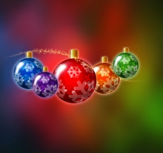 Christmas Balls - Obrázkek zdarma pro 208x208