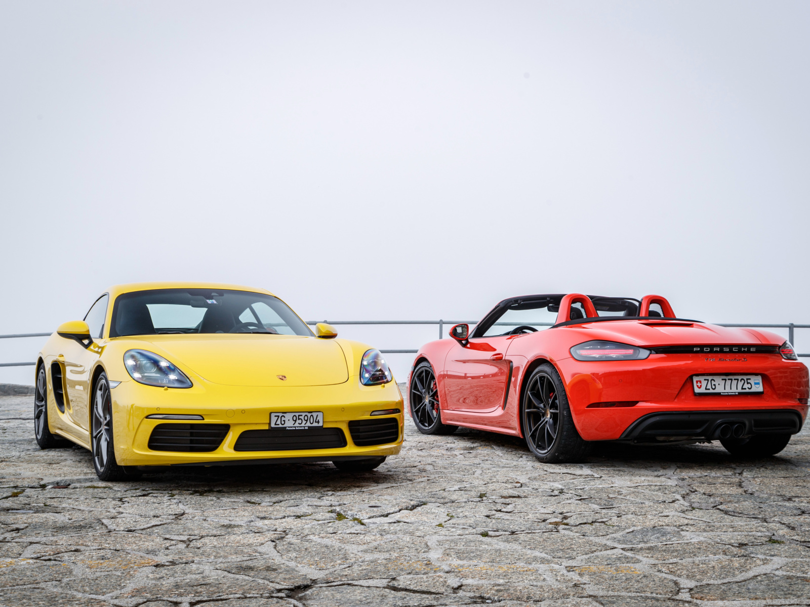 Обои Porsche 718 1600x1200