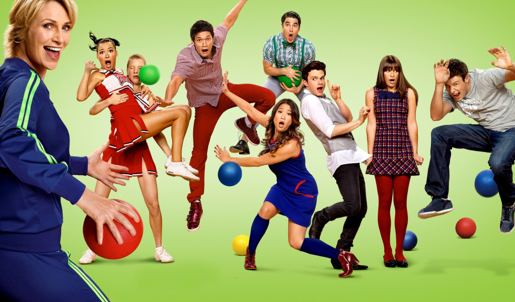 Обои Glee TV Show 1024x600