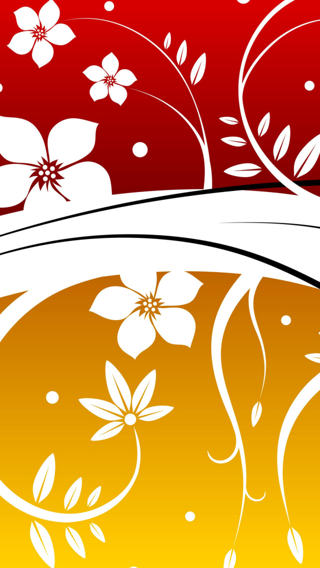 Screenshot №1 pro téma Vector Flowers ClipArt 640x1136