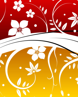Vector Flowers ClipArt - Obrázkek zdarma pro iPhone 5S