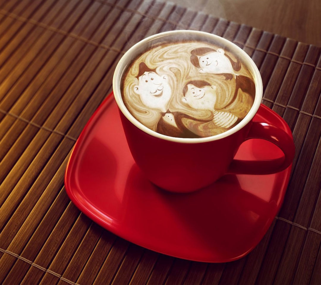 Das Family Coffee Wallpaper 1080x960