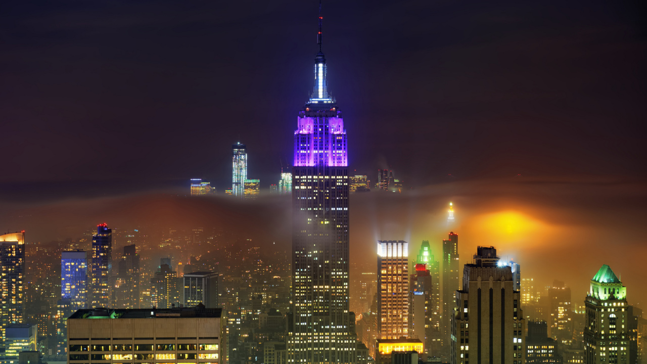 Screenshot №1 pro téma New York City Night 1280x720