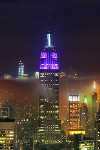 Screenshot №1 pro téma New York City Night 320x480