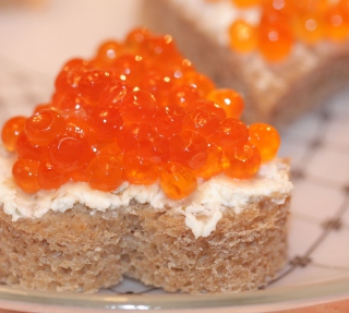 Wild Salmon Caviar - Obrázkek zdarma pro 208x208