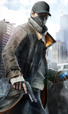 Screenshot №1 pro téma Watch Dogs Aiden Pearce 240x400